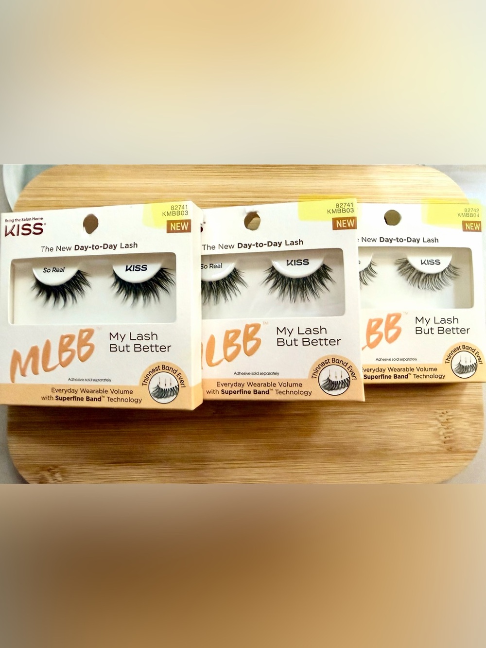 NEW (3-pack) KISS My Lash But Better False Lashes - Style “So Real”
